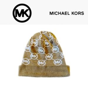 Michael Kors logo knit beanie OS